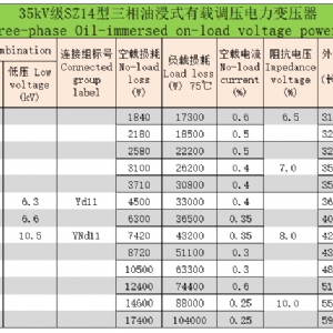 35kV級SZ系列三相油浸式有載調(diào)壓電力變壓器